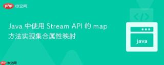 Java 中使用 Stream API 的 map 方法实现集合属性映射
