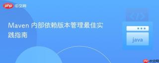 Maven 内部依赖版本管理最佳实践指南