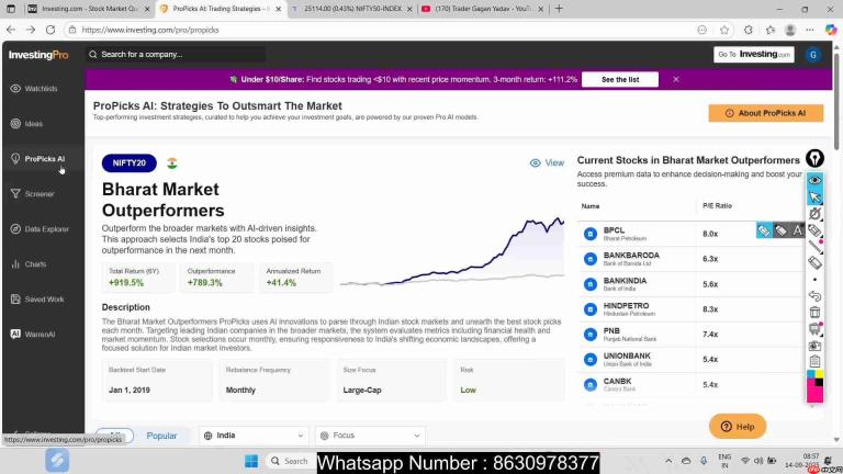 Investing.com ProPicks AI：每月精选股票，智能化投资新体验