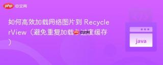 如何高效加载网络图片到 RecyclerView（避免重复加载与过度缓存）