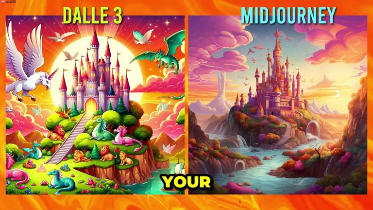 DALL-E 3 vs Midjourney: 2025年AI艺术生成器终极对决