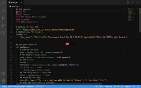 Python网络爬虫项目：打造你的专属故事讲述者