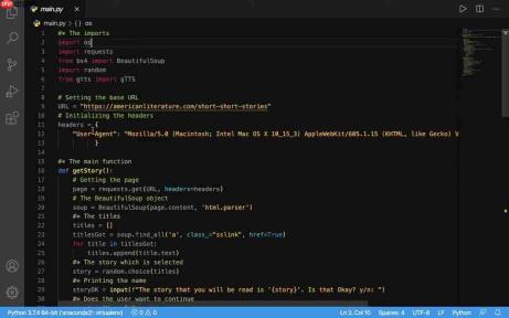 Python网络爬虫项目:打造你的专属故事讲述者