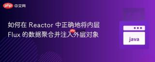 如何在 Reactor 中正确地将内层 Flux 的数据聚合并注入外层对象