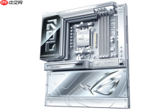 华硕ROG Crosshair X870E Glacial旗舰主板曝光：全白设计颜值无敌