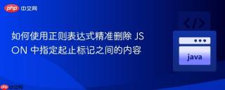 如何使用正则表达式精准删除 JSON 中指定起止标记之间的内容
