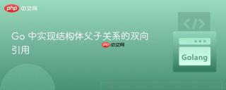 Go 中实现结构体父子关系的双向引用