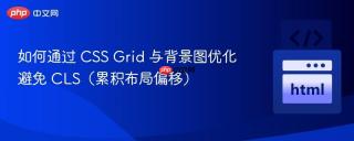 如何通过 CSS Grid 与背景图优化避免 CLS（累积布局偏移）