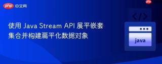 使用 Java Stream API 展平嵌套集合并构建扁平化数据对象