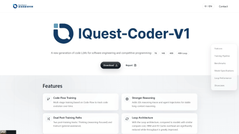 IQuest-Coder-V1— IQuestLab推出的代码大模型系列
