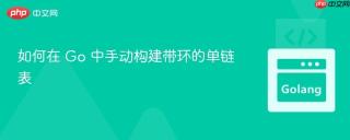 如何在 Go 中手动构建带环的单链表