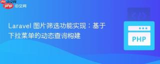 Laravel 图片筛选功能实现：基于下拉菜单的动态查询构建