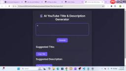 AI赋能YouTube：快速生成标题与描述，提升视频流量