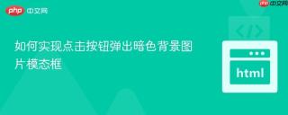 如何实现点击按钮弹出暗色背景图片模态框