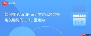 如何在 WordPress 中实现包含特定关键词的 URL 重定向