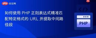 如何使用 PHP 正则表达式精准匹配特定格式的 URL 并提取中间路径段