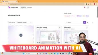 InstaDoodle AI：终极白板动画视频制作工具评测
