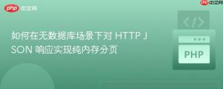 如何在无数据库场景下对 HTTP JSON 响应实现纯内存分页