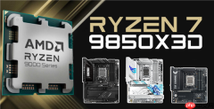 锐龙7 9850X3D将至 华硕X870、B850主板绝佳搭档