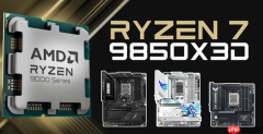 锐龙7 9850X3D将至 华硕X870、B850主板绝佳搭档