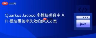 Quarkus Jacoco 多模块项目中 API 模块覆盖率失效的解决方案