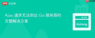 Ajax 请求无法到达 Go 服务器的完整解决方案
