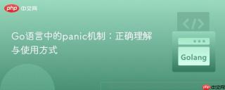 Go语言中的panic机制：正确理解与使用方式