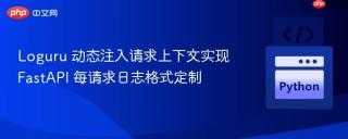 Loguru 动态注入请求上下文实现 FastAPI 每请求日志格式定制