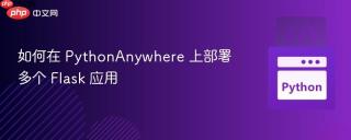 如何在 PythonAnywhere 上部署多个 Flask 应用