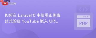 如何在 Laravel 8 中使用正则表达式验证 YouTube 嵌入 URL