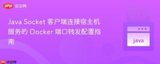 Java Socket 客户端连接宿主机服务的 Docker 端口转发配置指南
