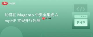 如何在 Magento 中安全集成 AmpHP 实现并行处理