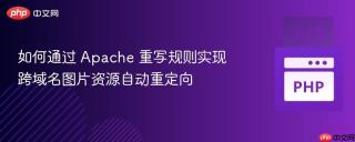 如何通过 Apache 重写规则实现跨域名图片资源自动重定向