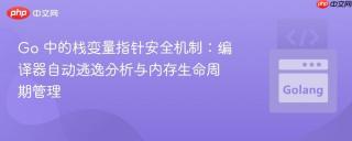 Go 中的栈变量指针安全机制：编译器自动逃逸分析与内存生命周期管理
