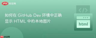 如何在 GitHub Dev 环境中正确显示 HTML 中的本地图片