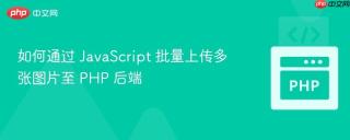 如何通过 JavaScript 批量上传多张图片至 PHP 后端