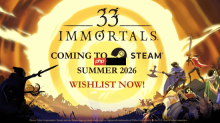 多人合作肉鸽《33 Immortals》官宣今夏登陆Steam 主打MMO式大型团战