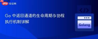 Go 中返回通道的生命周期与协程执行机制详解