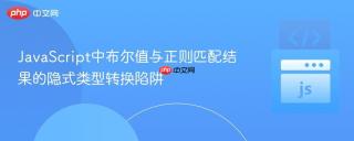 JavaScript中布尔值与正则匹配结果的隐式类型转换陷阱