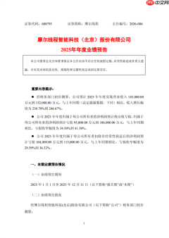 摩尔线程：预计2025年营收15亿元 暴涨超230%