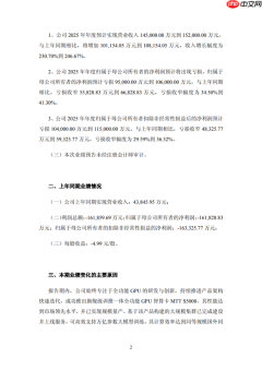 摩尔线程：预计2025年营收15亿元 暴涨超230%