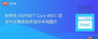 如何在 ASP.NET Core MVC 项目中正确添加并显示本地图片