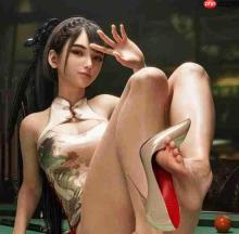 大神提取《生化危机》艾达王模型 黑色丝袜吸睛