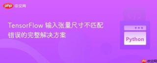 TensorFlow 输入张量尺寸不匹配错误的完整解决方案