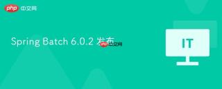 Spring Batch 6.0.2 发布