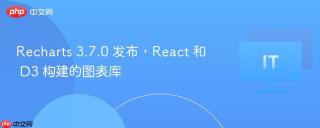 recharts 3.7.0 发布,react 和 d3 构建的图表库