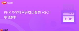 PHP 中字符串异或运算的 ASCII 原理解析