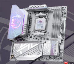 微星MPG B850M EDGE TI MAX WIFI主板上市：银白配色 支持Wi-Fi 7