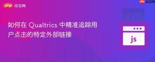 如何在 Qualtrics 中精准追踪用户点击的特定外部链接