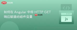 如何在 Angular 中将 HTTP GET 响应赋值给组件变量